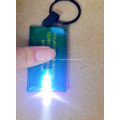 PVC promocional Keychain com led